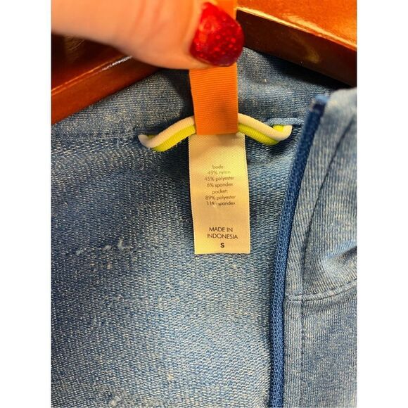 Lucy Blue Reflective Athletic Jacket sz S EUC - Picture 8 of 8